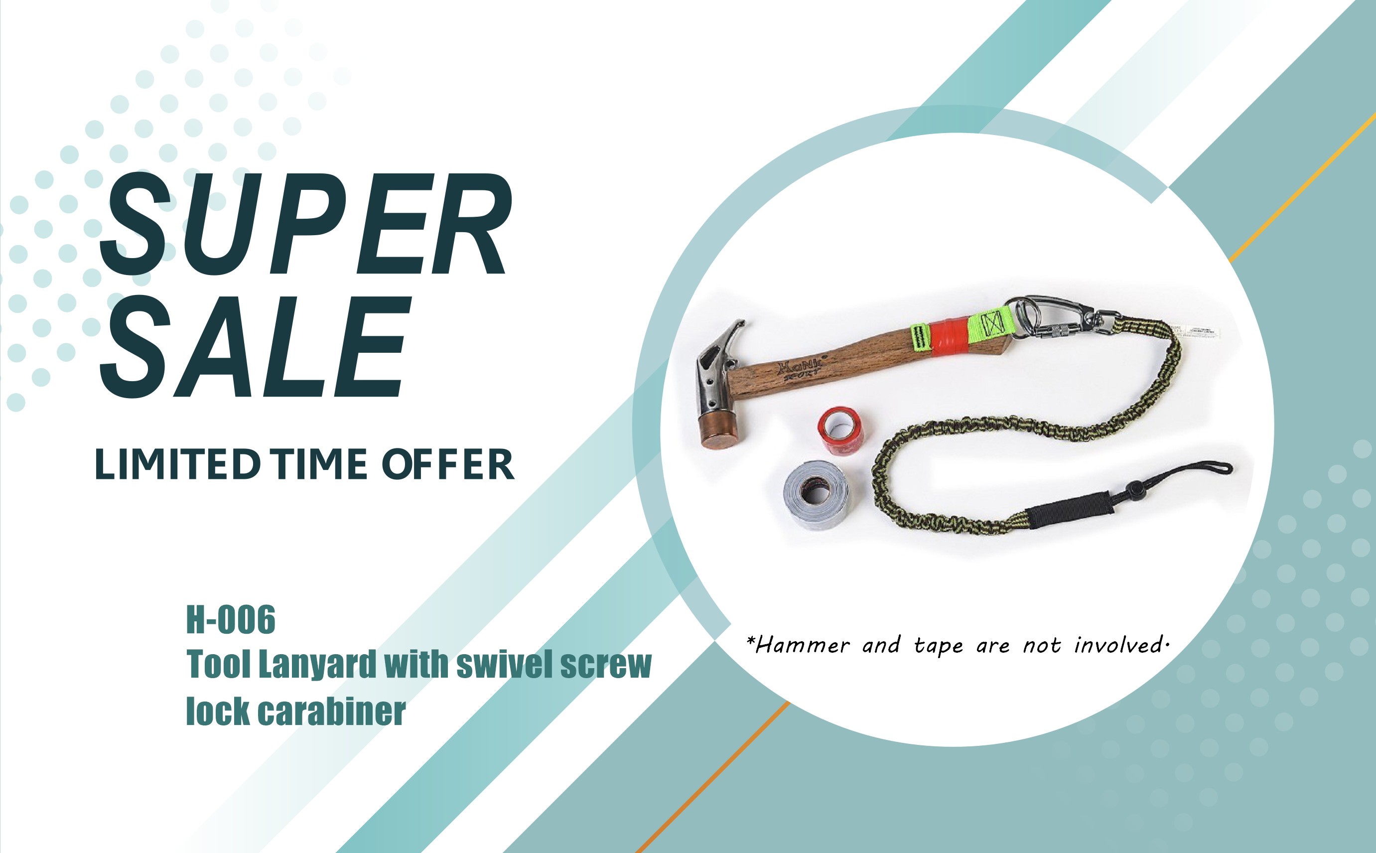 Super sale! Stripe Color Contrast Design Tool Lanyard H-006