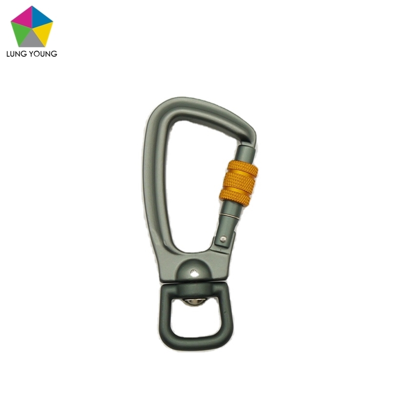 Swivel Aluminum Carabiner Tool Purpose Screw Locking N200