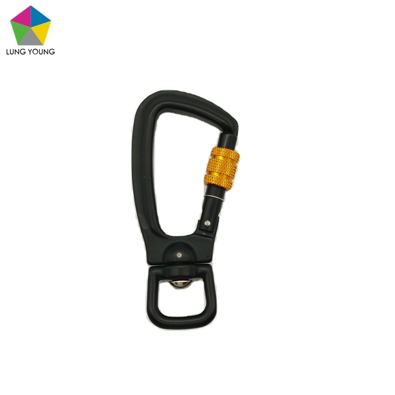 Swivel Aluminum Carabiner Tool Purpose Screw Locking N200